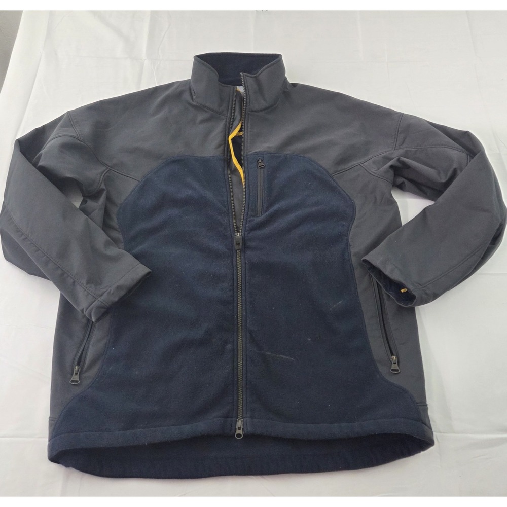 Nike Jacket Mens XL Gray Blue Fleece Softshell Outdoor Hiking Gorpcore Trailcore
